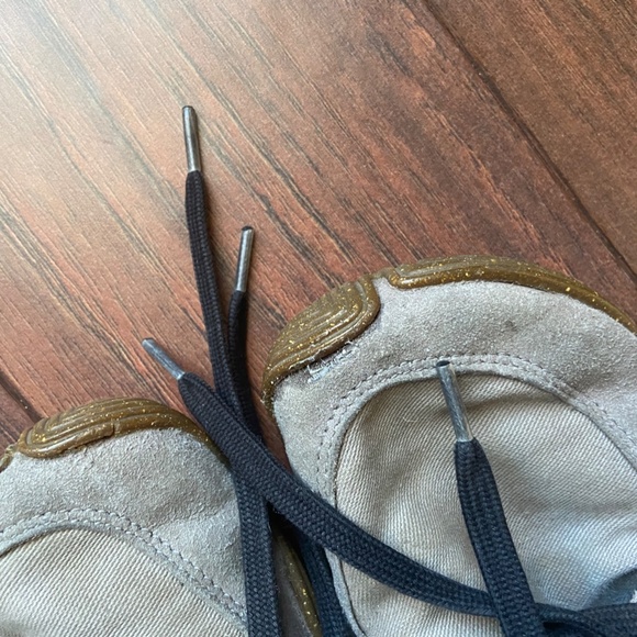 WILDING Barefoot Gray Kid Shoes with Lace EU 32 - Picture 5 of 11